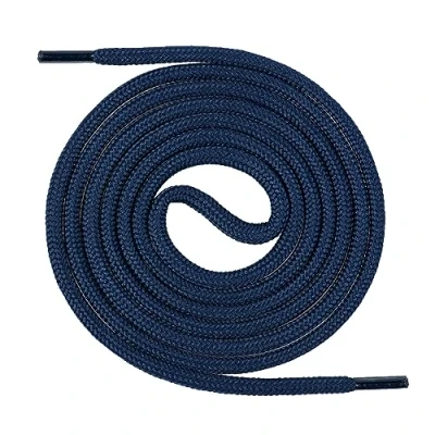 Afbeelding van Mount Swiss Ronde premium veters voor werkschoenen, wandelschoenen en trekkingschoenen polyester ø 4,5 mm zeer scheurvast kleur: donkerblauw, lengte: 190 cm.