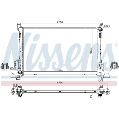 Afbeelding van Nissens Radiateur 630793