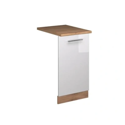 Afbeelding van Vicco Fame LineVoorpaneel vaatwasser 45 cm , WB Eik Wit Hoogglans