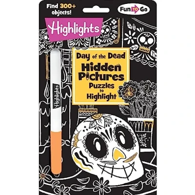 Afbeelding van Highlights Hidden Pictures Puzzles to Highlight Activity Books Day of the Dead