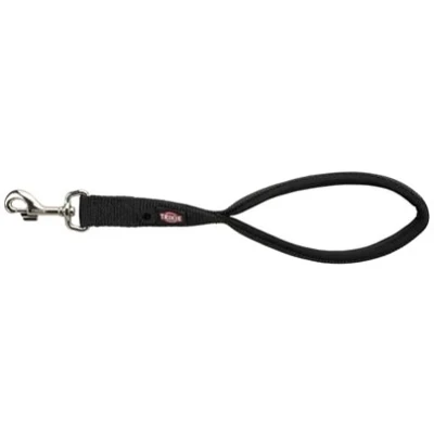 Afbeelding van Trixie Hondenriem Premium Korthouder Zwart 37X2,5 CM