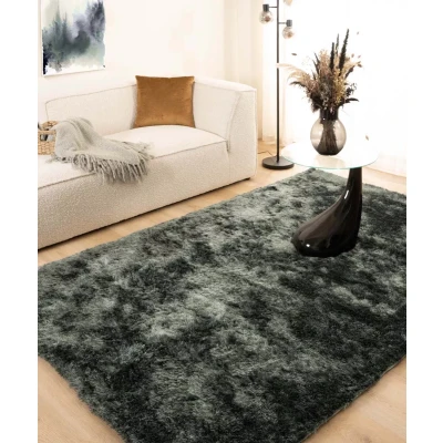 Afbeelding van Shaggy Vloerkleed Spark Blauw 300x400 Cm