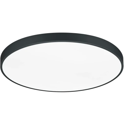 Afbeelding van LED plafondlamp Waco, CCT, Ø 75 cm, matzwart
