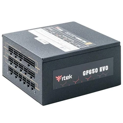 Afbeelding van Itek Voeding voor PC GF650 EVO 650 W, HDB Hydraulic Dynamic Bearing ventilator 12 mm
