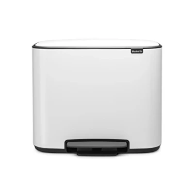 Image de Poubelle à pédale 36l Blanc Brabantia Métal