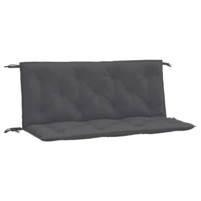 Afbeelding van Tuinbankkussens 2 st 120x50x7 cm oxford stof antracietkleurig