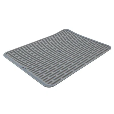 Afbeelding van OXO Good Grips 1410880MLNYK Afvoermat, 42 x 32 cm, siliconen, grijs, 30 20 15 cm