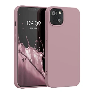 Afbeelding van kwmobile telefoonhoesje geschikt voor Apple iPhone 13 Hoesje smartphone Back cover in winter roze