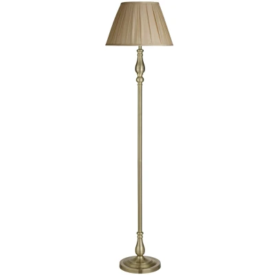 Afbeelding van Vloerlamp Flemish met gevouwen kap