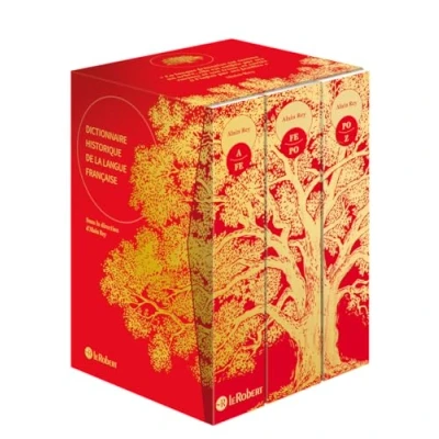 Afbeelding van Dictionnaire Historique de la langue française coffret 3 volumes rouge