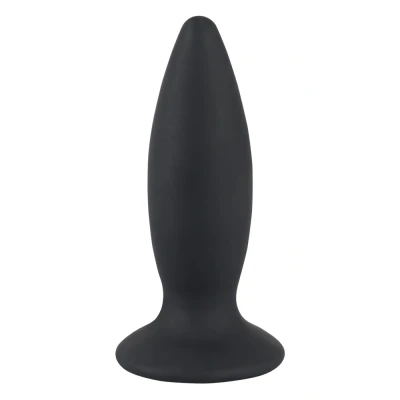 Afbeelding van Oplaadbare Buttplug met Vlakke Basis M Black Velvets