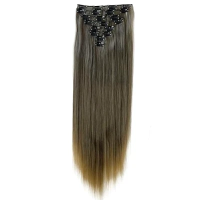 Afbeelding van PRETTYSHOP haarverlenging, XXL, 60 cm, 8 stuks, bruin CES19