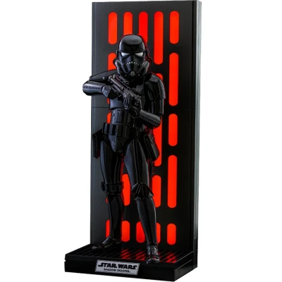 Afbeelding van Hot Toys Shadow Trooper met Death Star Environment 1:6 Scale Figure Wars Figuur