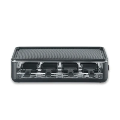 Afbeelding van SEVERIN RG 2365 Black Line gourmetstel PFAS vrije baklaag 8 personen temperatuurinstelling vaatwasserbestendig pannetjes met parkeerfunctie