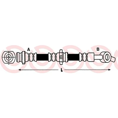 Afbeelding van Brembo Remslang T 56 149