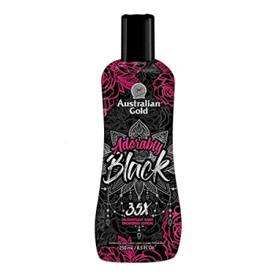 Afbeelding van Australian Gold Adorably Black Zonnebankcrème 250 ml zonnebank bescherming snelbruiner