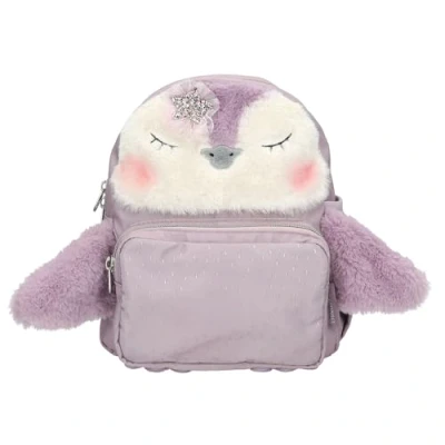 Image de Princess Mimi Sac à dos polyéthersulfone (PES) lilas, crème pingouin