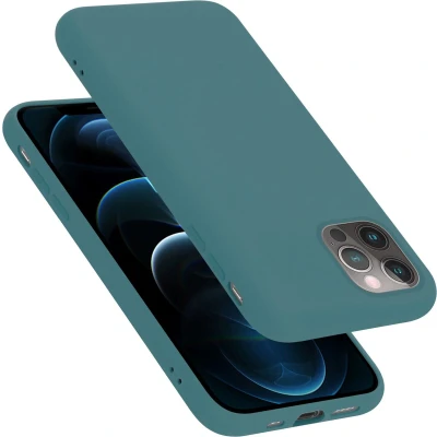 Afbeelding van Cadorabo Hoesje geschikt voor Apple iPhone 13 MINI in LIQUID GROEN Beschermhoes gemaakt van flexibel TPU silicone Case Cover