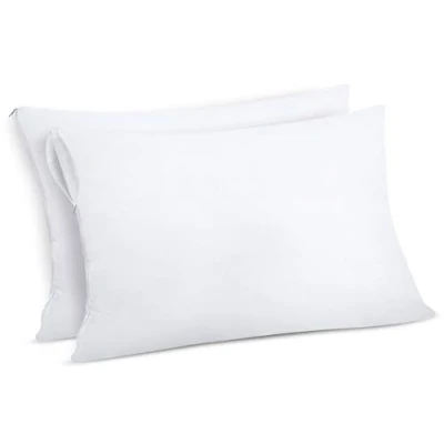Afbeelding van Utopia Bedding Ondoordringbare Kussenbeschermer (50 x 70 cm), 2 stuks, kussensloop met ritssluiting, tegen mijten en bedwantsen