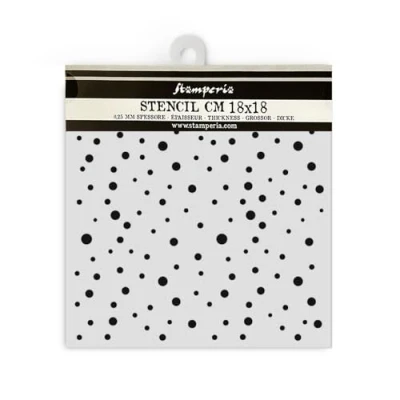 Afbeelding van Stamperia Dikke sjablonen voor scrapbooking, albums en bullet journals, klassieke Kerstmis, flexibel materiaal, gemakkelijk te reinigen, perfect handwerk geschenken (All You Need for