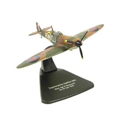 Afbeelding van BRITISH PLANES Oxford Diecast Supermarine Spitfire MkI vliegtuigmodel.