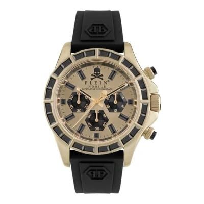 Afbeelding van Philipp Plein Nobile Racing PWVAA0223 Horloge Siliconen Zwart Ø 43 mm