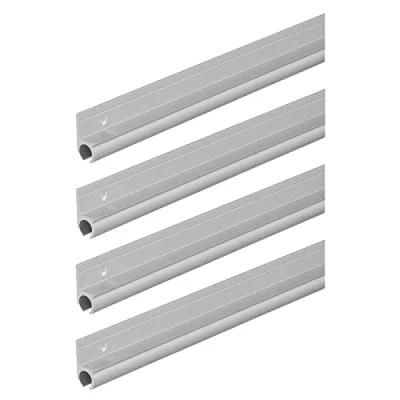 Afbeelding van APT 4 stuks aluminium biesrails voor tent, 180, 100 x 2,6 cm, caravan, camper