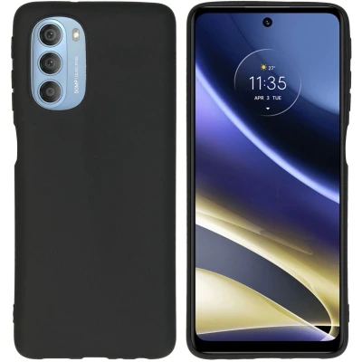 Afbeelding van imoshion Color Backcover voor de Motorola Moto G51 Zwart