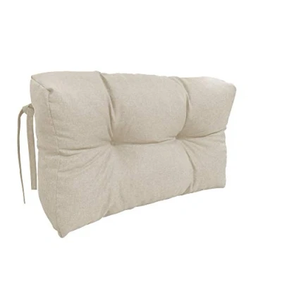 Afbeelding van chilly pilley europalletkussen met vlokken van schuim, geschikt voor palletmeubels, rugkussen, zitkussen en zijkussen, verkrijgbaar als set meerdere kussens (zijkussens 60 x 40 cm, ivoor)