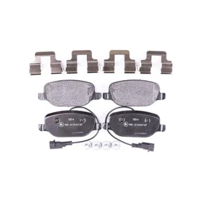 Afbeelding van HELLA 8DB 355 015 571 Remblokkenset Met slijtage waarschuwingscontact remzadelschroef toebehoren ALFA ROMEO: Giulietta Hatchback