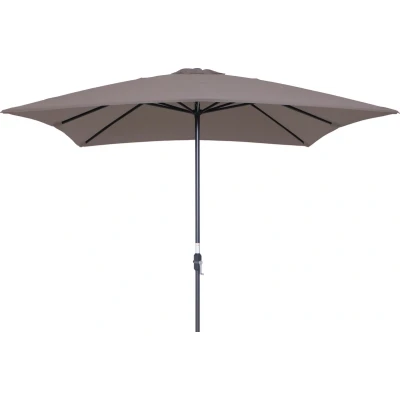 Afbeelding van Lotus Parasol 250x250 cm Carbon Black Taupe