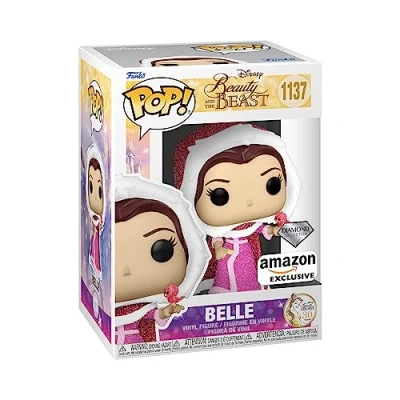 Afbeelding van Funko Winter Belle Glitter Limited Edition Pop! Beauty and the Beast Figuur 9cm