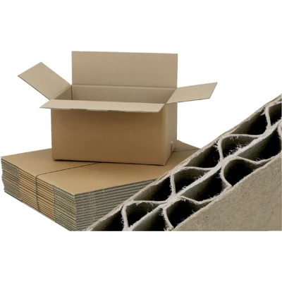 Afbeelding van Verzenddoos CleverPack dubbelgolf 586x386x386mm bruin 5stuks
