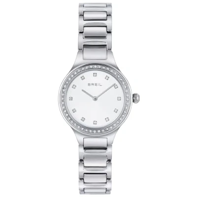 Afbeelding van Breil WATCH TW1964 stalen dameshorloge, Zilver/Wit, Armband