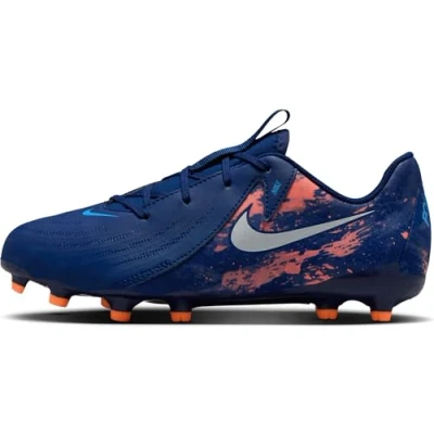 Afbeelding van Nike Jr Phantom Gx II Acad Fg/Mg Eh plat Oxford, uniseks, Blue Void Chrome, 36 EU