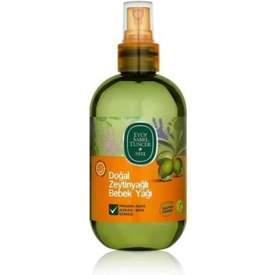 Afbeelding van Eyüp Sabri Tuncer Natuurlijke Olijfolie Babyolie 280 ml 100% Vegan Glutenvrij Alcoholvrij