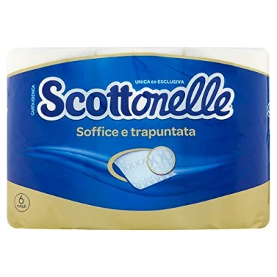 Afbeelding van Scottex Scottonelle toiletpapier, Zacht en Gewatteerd, 84 rollen