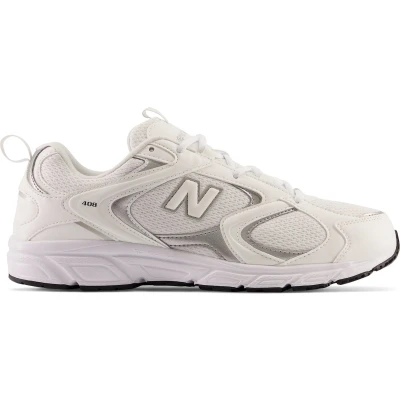 Afbeelding van New Balance 408, Baskets pour homme, White Silver, 42.5 EU