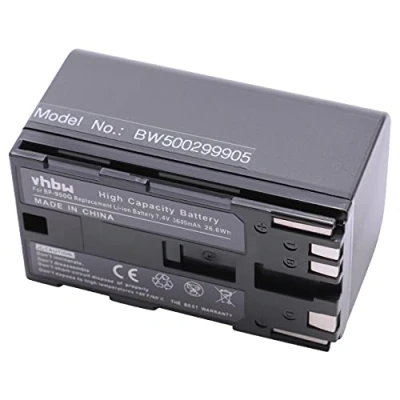 Afbeelding van VHBW Camera accu compatibel met Canon BP 950 / 2600 mAh