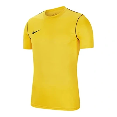 Afbeelding van Nike Performance Tshirt basic, Heren, Maat: XXL, Tour yellow / black
