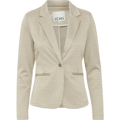 Afbeelding van ICHI Ihkate Cameleon BL Blazer, Dames, Maat: XXL, Sandshell
