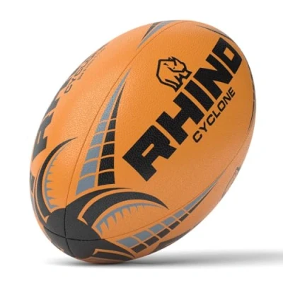 Afbeelding van Rhino Cycloon Rugbybal Fluo Oranje Maat 4