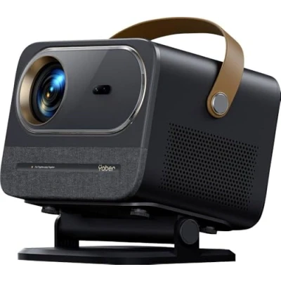 Afbeelding van Yaber U12 Beamer Projector Audio By Dolby 700 ANSI Lumens &amp; 1080P FHD Draagbare Zwart