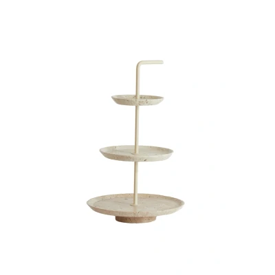 Afbeelding van Light &amp; Living Etagere CAGLIO Ø24x39cm Bruin