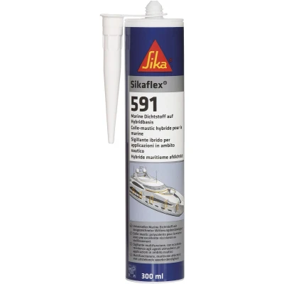 Afbeelding van Sikaflex 591 universeel afdichtmiddel 300 ml, zwart, patroon