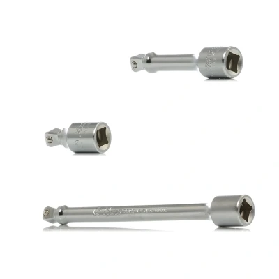 Afbeelding van HANS 3853 11 Verlengingsset, steeksleutels 40, 75, 150 3 10 (3/8&quot;) Chroom vanadium staal