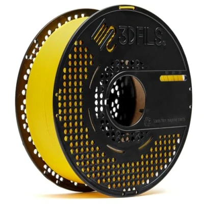 Afbeelding van 3DFILS PLA filament voor 3D printen Neat Winding esfil Max: 1,75 mm, 1 kg, geel