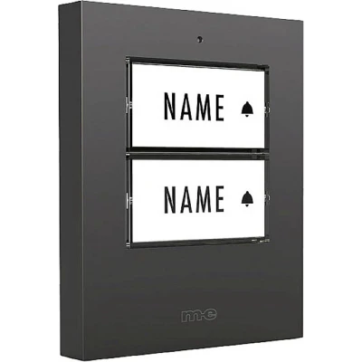 Afbeelding van m e modern electronics 41305 Zender voor Draadloze deurbel Verlicht, Met naambord
