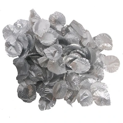 Afbeelding van Folat Luxe rozenblaadjes Zilver 144 stuks
