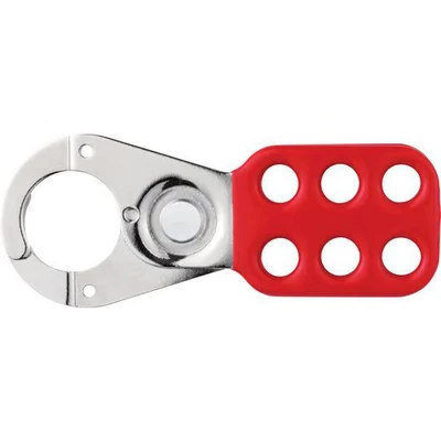 Afbeelding van Abus, Hangslot, Stalen sluiting, 25,4 mm tot 3,81 cm, rood